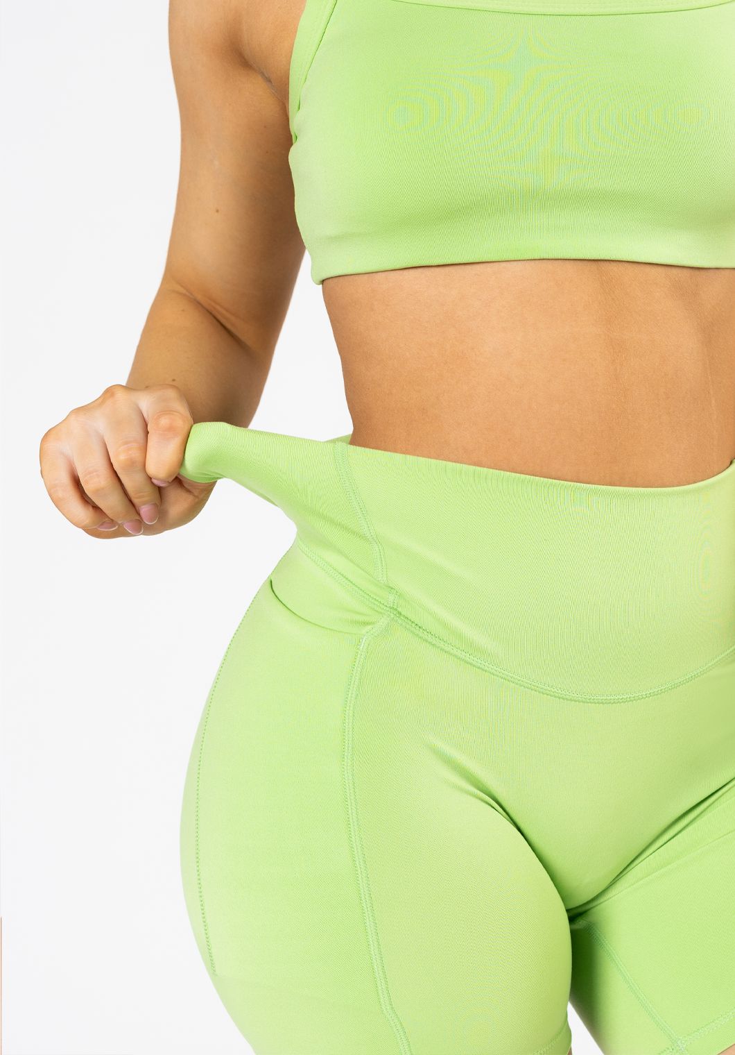 Reluna™ Empower Sculptseam® Pocket Short 6” Lime Shorts Paragon Fitwear 