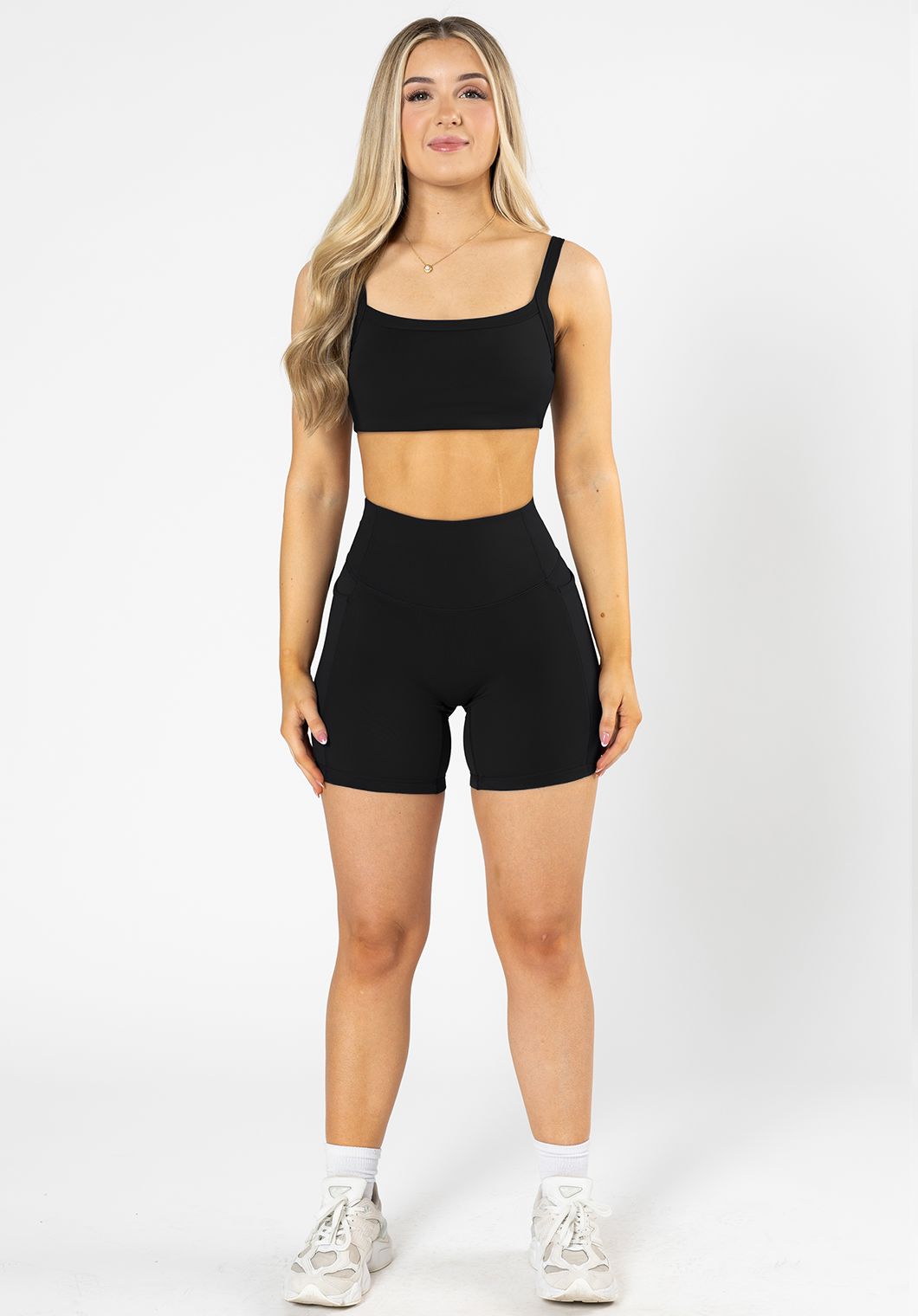 Reluna™ Empower Sculptseam® Pocket Short 6” Black Shorts Paragon Fitwear 