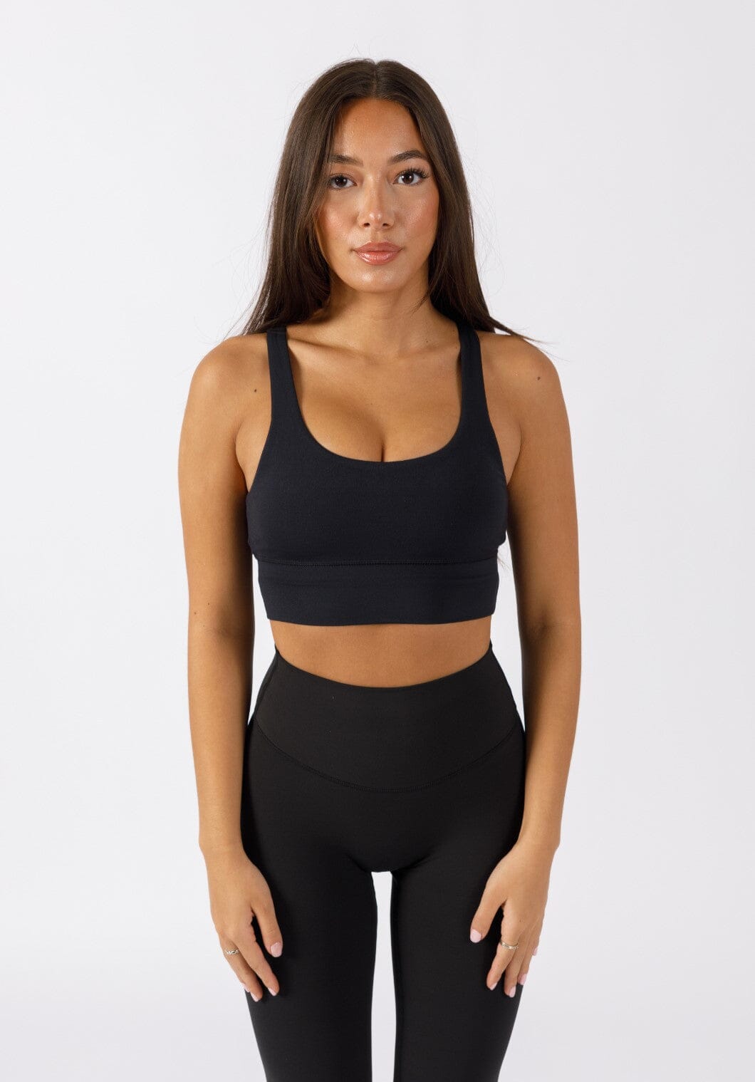AirSilk Transcend Bra Black Sports Bras Paragon Fitwear 