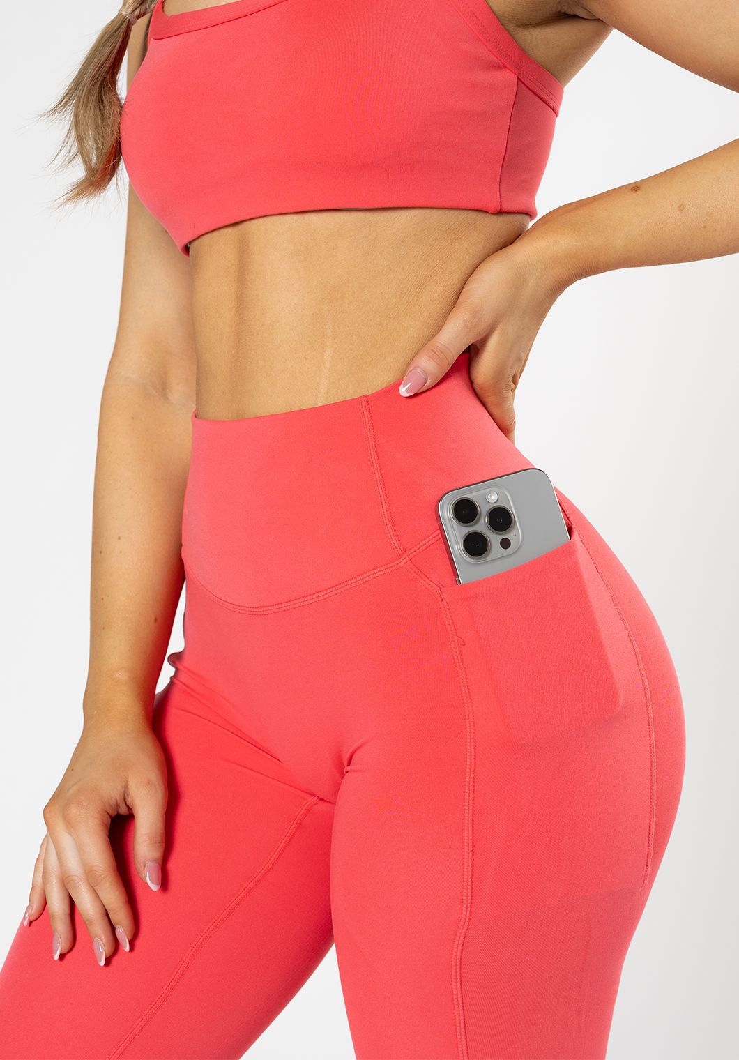 Reluna™ Empower Sculptseam® Pocket Legging Spicy Marg Leggings/Joggers Paragon Fitwear 