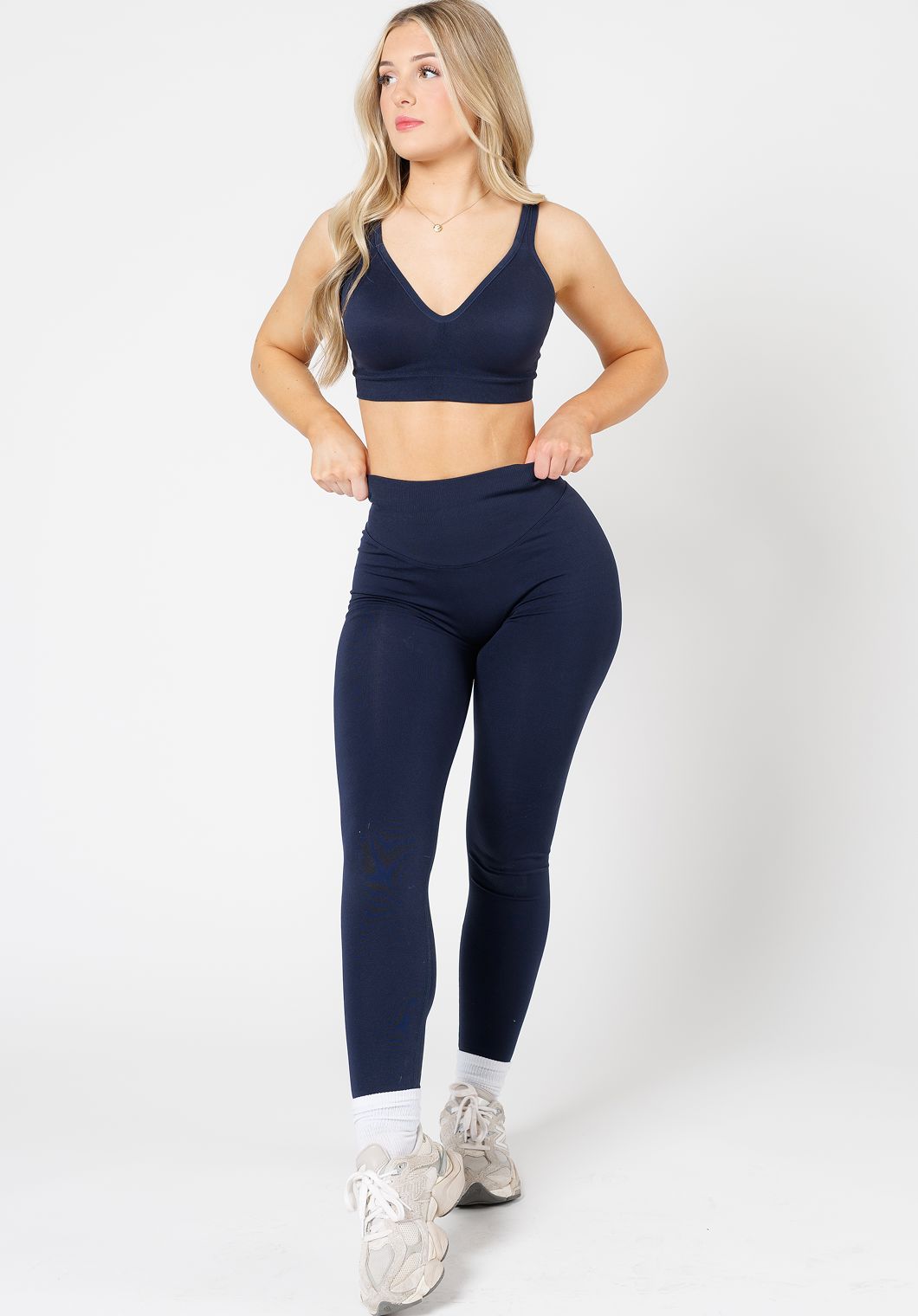 CurveFlex Hourglass Sculptseam® Plus Seamless Legging Ink Leggings/Joggers Paragon Fitwear 