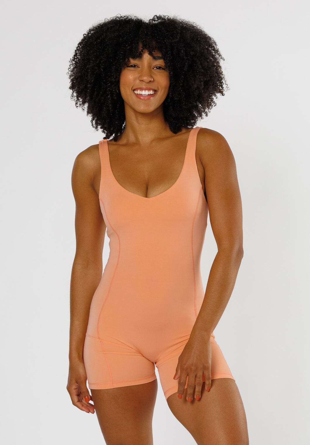 Reluna™ AirBrushed Sculptseam® Shortsuit Guava Shortsuit Paragon Fitwear 