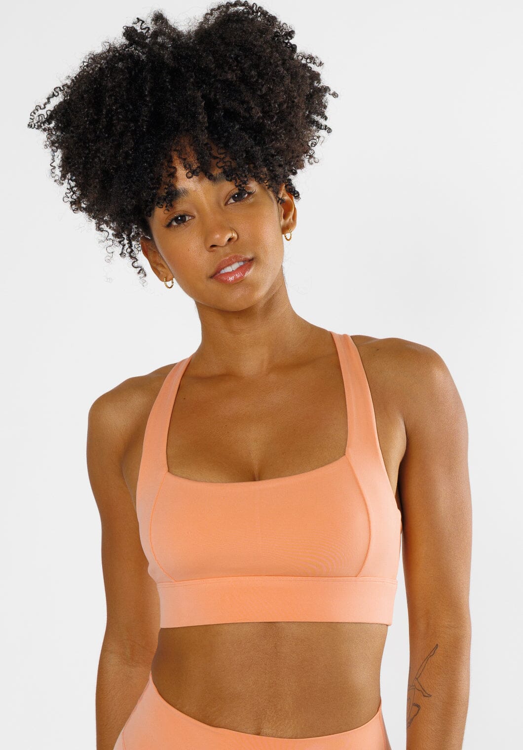 Reluna™ Refined Square Bra Guava Sports Bras Paragon Fitwear 