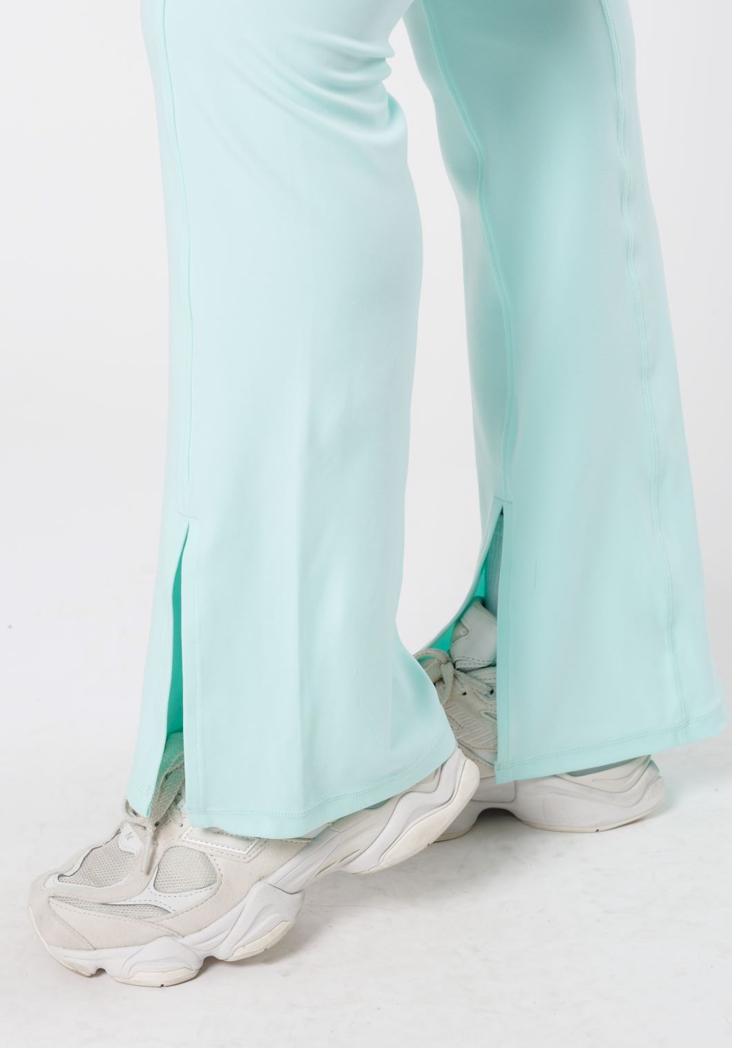 Reluna™ Front Slit Sculptseam® Flare Leggings 31" Pale Jade Leggings/Joggers Paragon Fitwear 