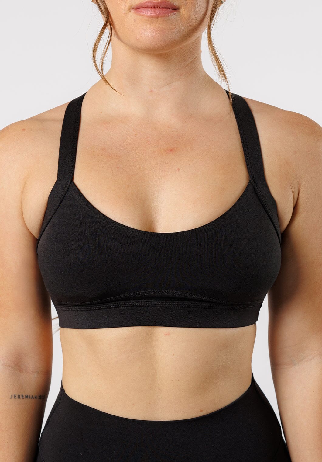 Reluna™ Gemini Bra Black Sports Bras Paragon Fitwear 