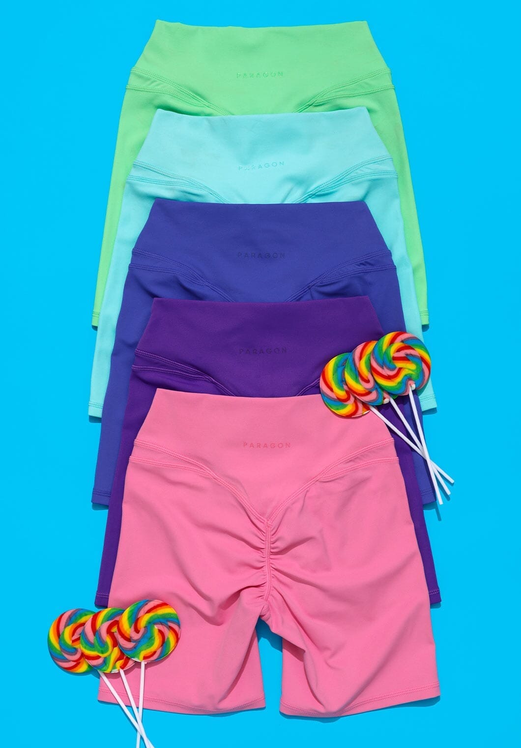 RecStretch Levitate Sculptseam® Plus Short 6” Macaron Shorts Paragon Fitwear 