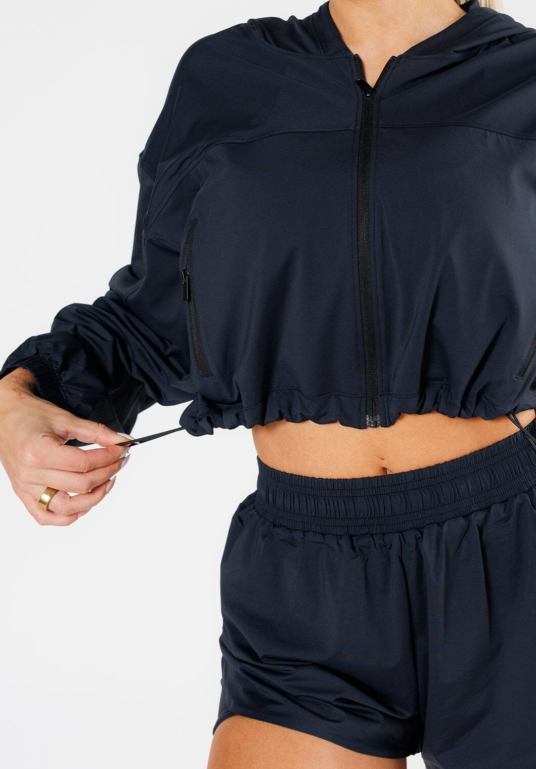 LiteSpeed™ Elevate Windbreaker Black Tops/Tanks Paragon Fitwear 