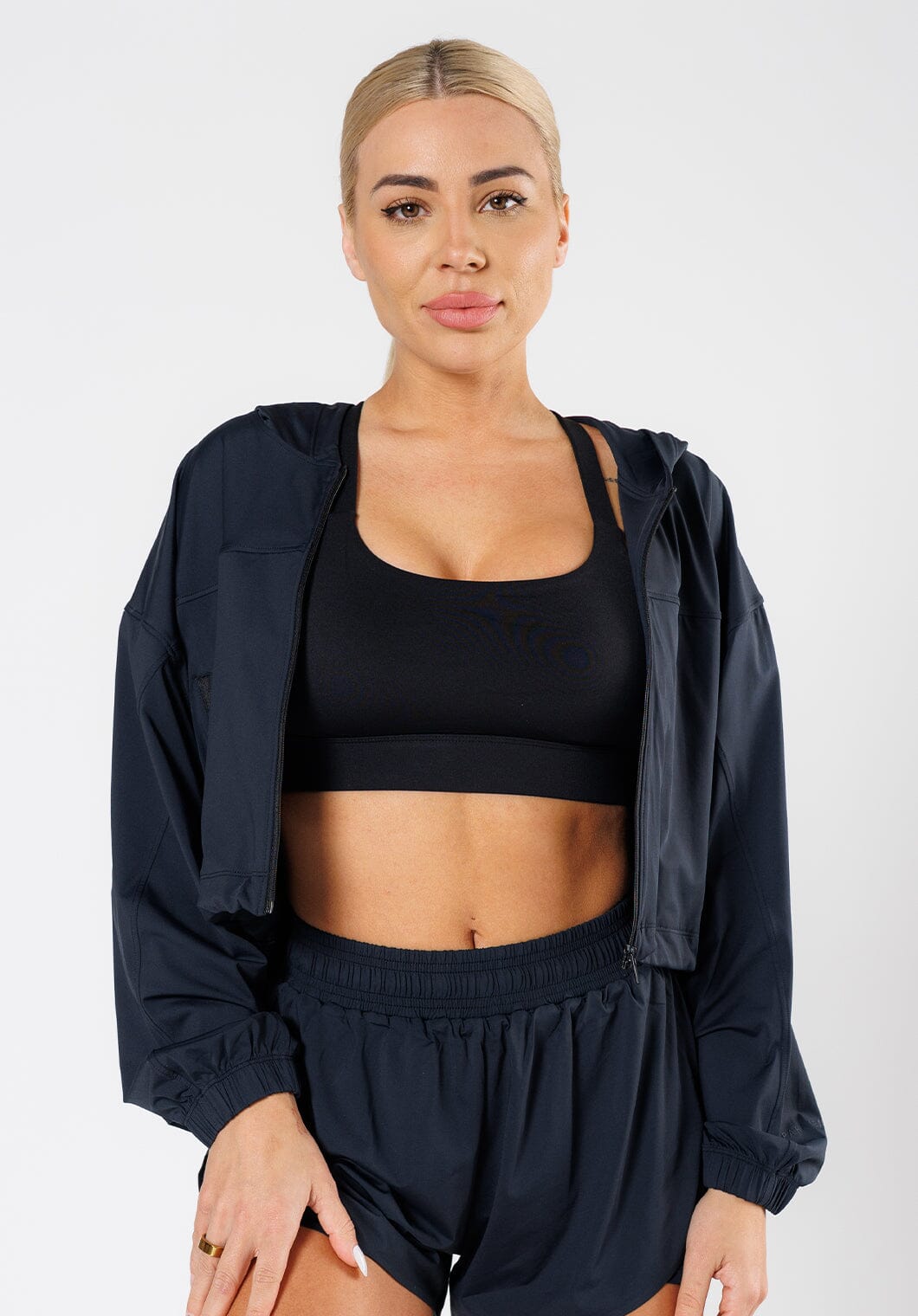LiteSpeed™ Elevate Windbreaker Black Tops/Tanks Paragon Fitwear 