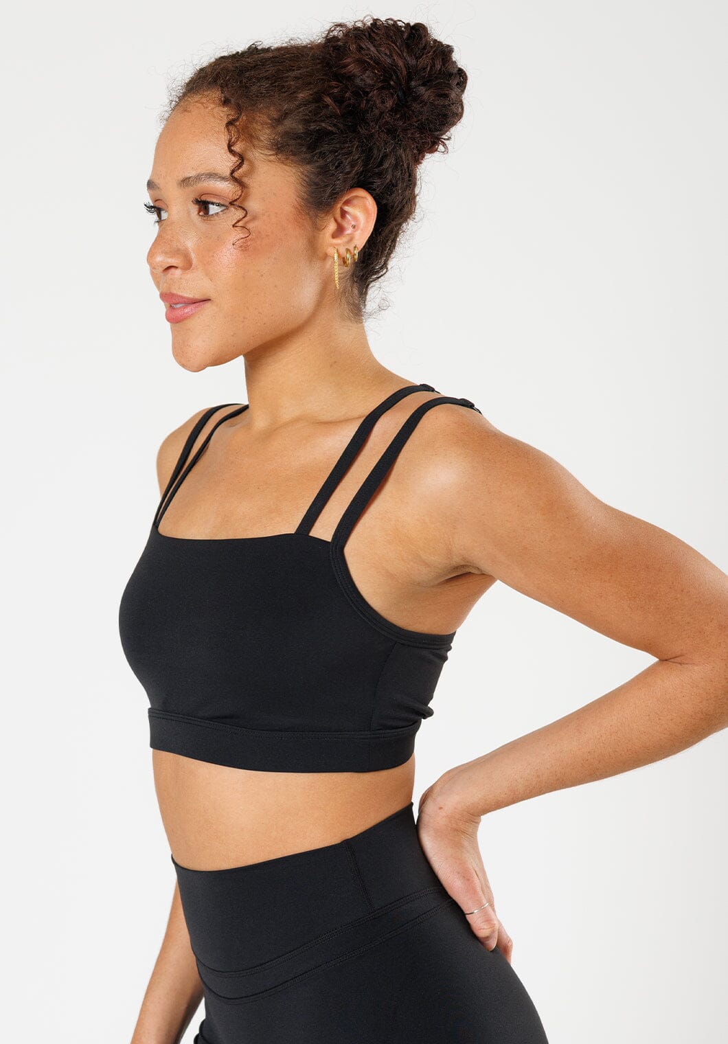 RecStretch™ Breathe Bra Black Sports Bras Paragon Fitwear 