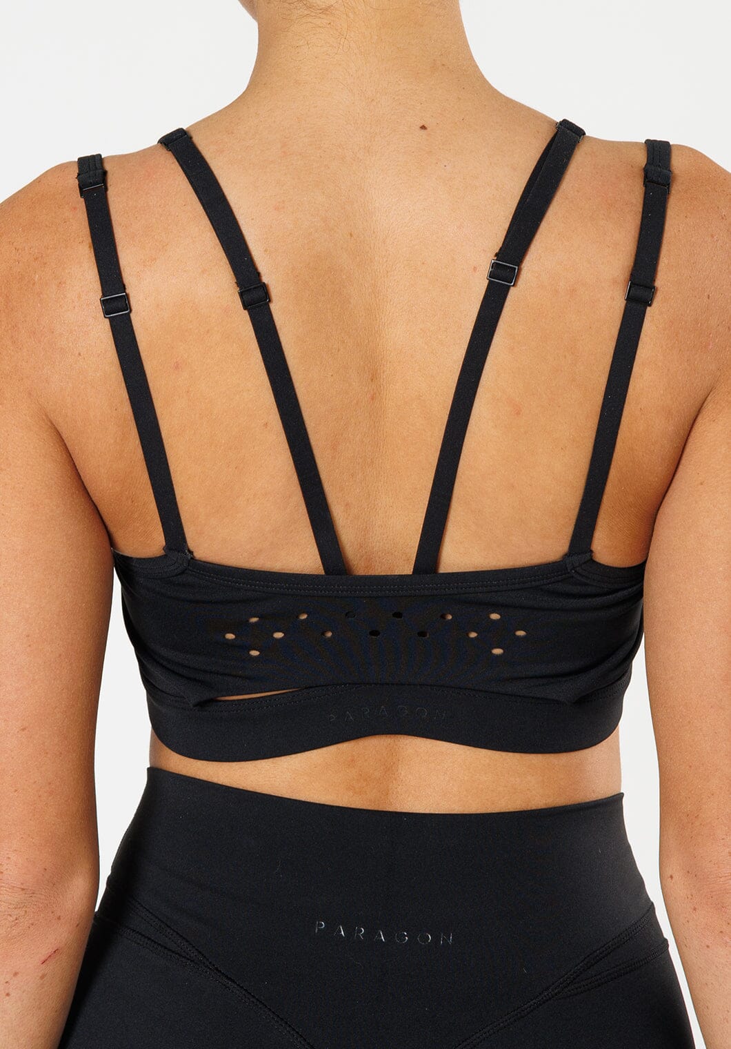 RecStretch™ Breathe Bra Black Sports Bras Paragon Fitwear 