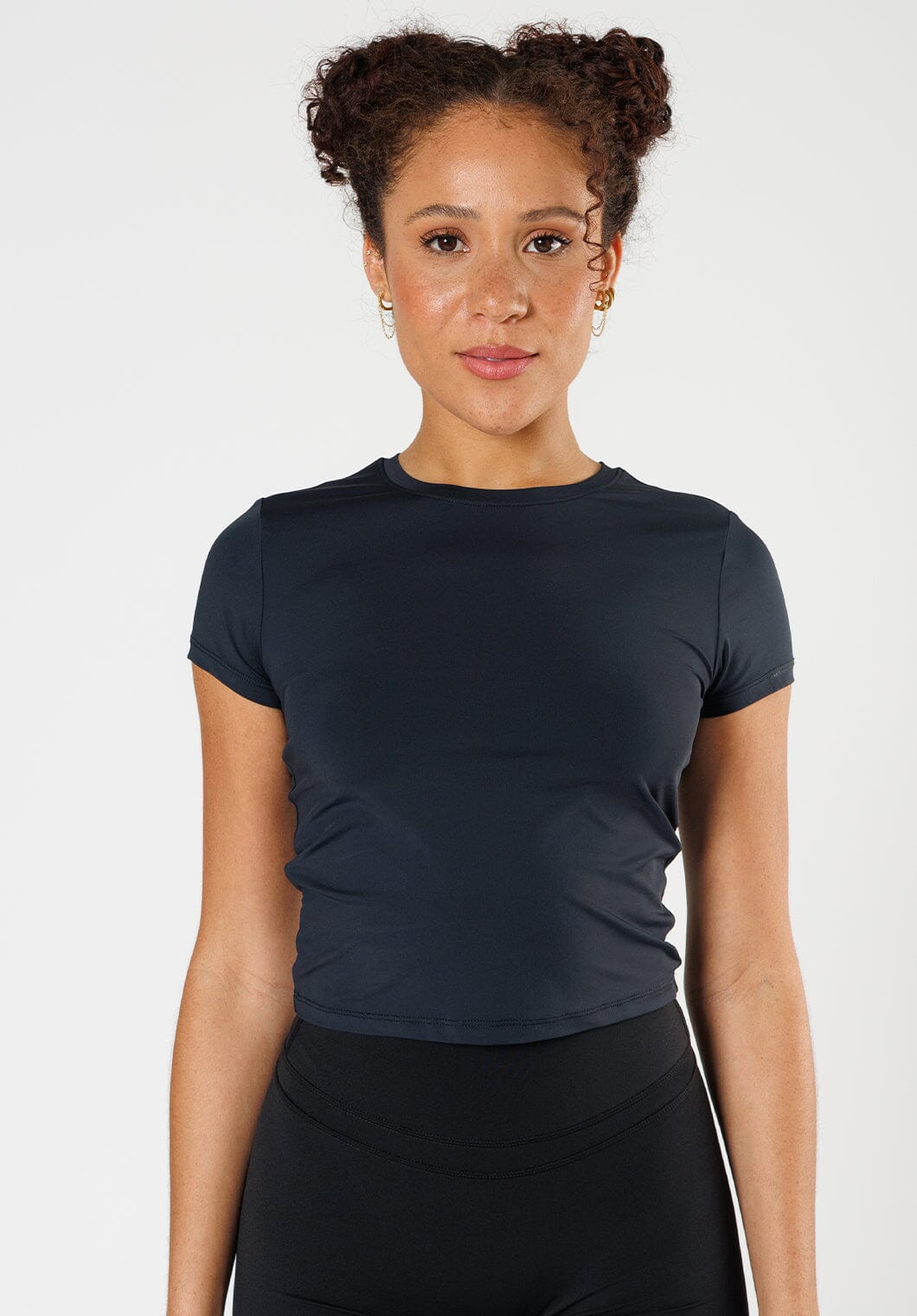 LiteSpeed™ Short Sleeve Mid Black Tops/Tanks Paragon Fitwear 