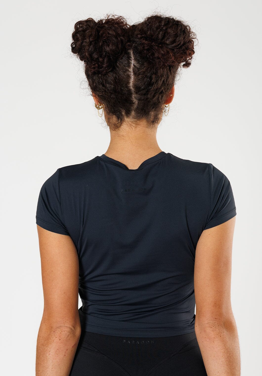 LiteSpeed™ Short Sleeve Mid Black Tops/Tanks Paragon Fitwear 