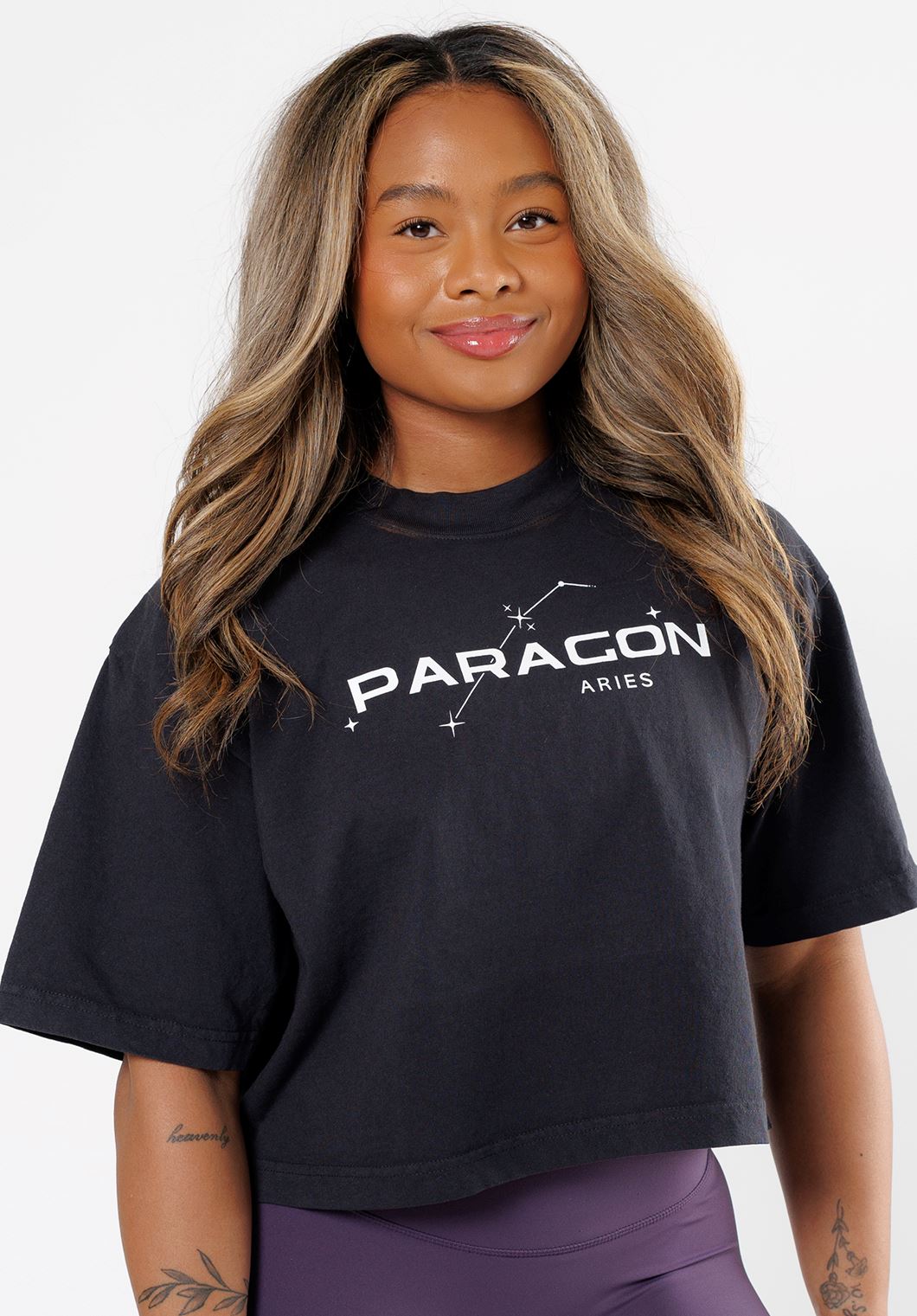 Aries Premium Cotton Zodiac Cropped Pump Cover Tops/Tanks Paragon Fitwear 