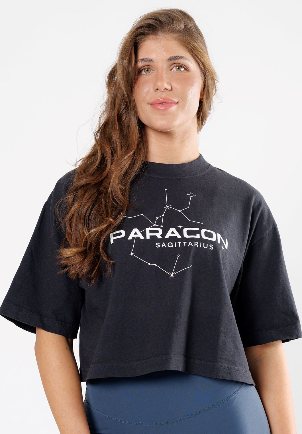 Sagittarius Premium Cotton Zodiac Cropped Pump Cover Tops/Tanks Paragon Fitwear 