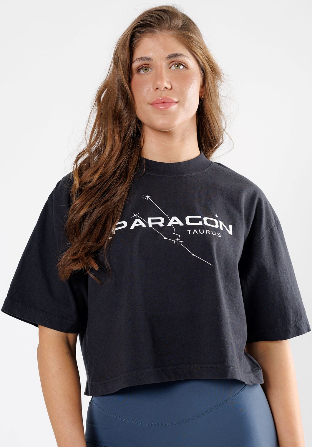 Taurus Premium Cotton Zodiac Cropped Pump Cover Tops/Tanks Paragon Fitwear 