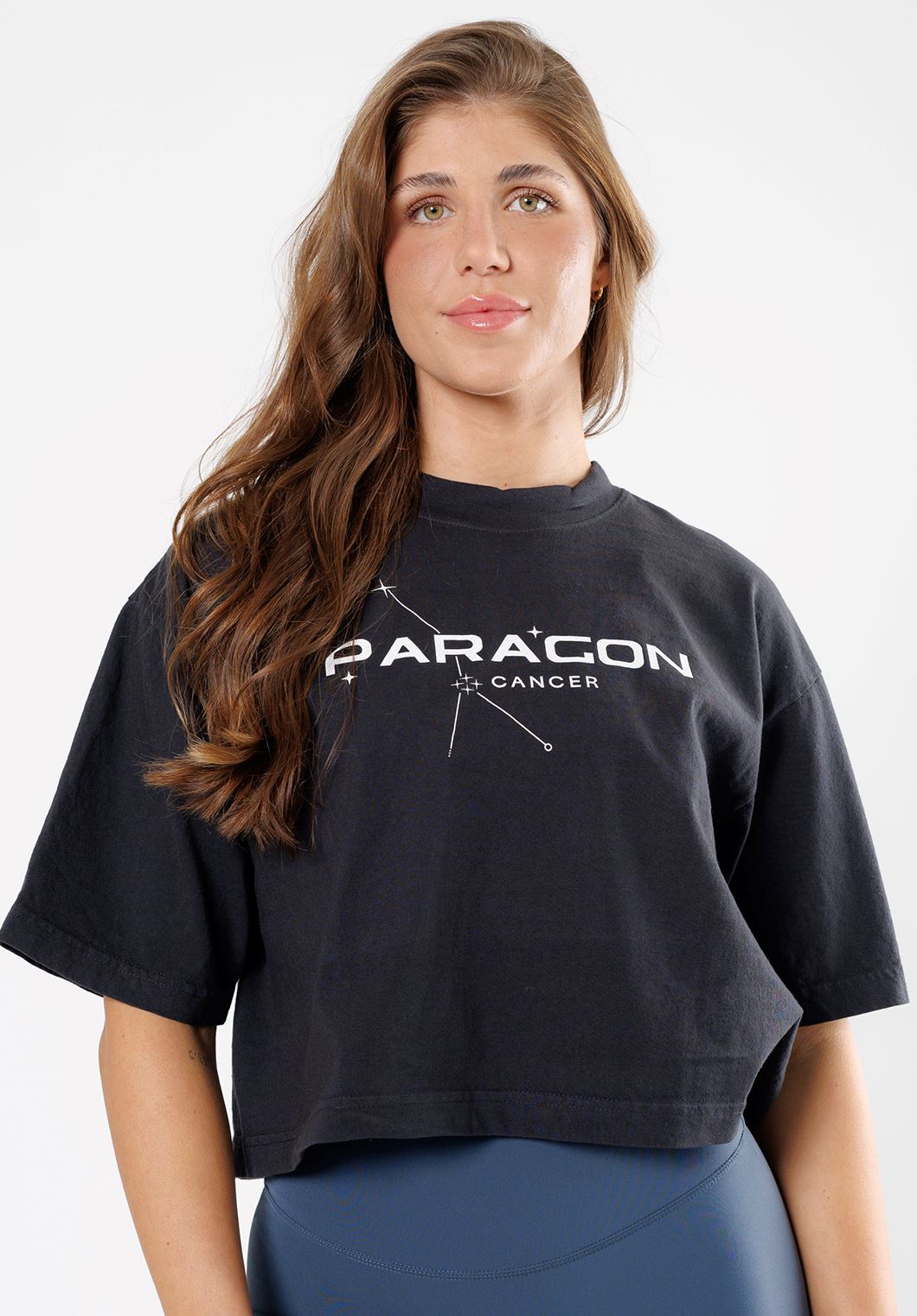 Cancer Premium Cotton Zodiac Cropped Pump Cover Tops/Tanks Paragon Fitwear 