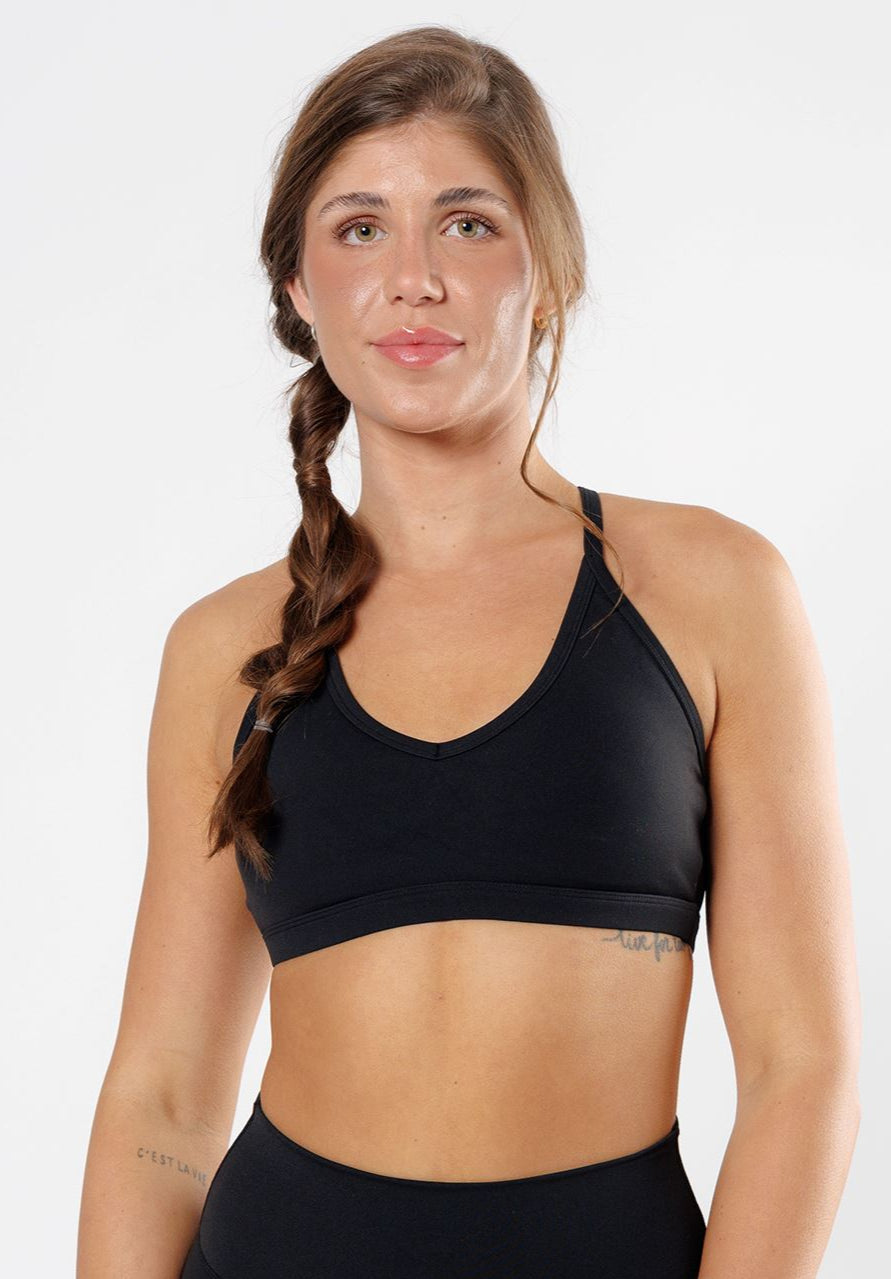 RecStretch™ Legend Bralette Black Sports Bras Paragon Fitwear 