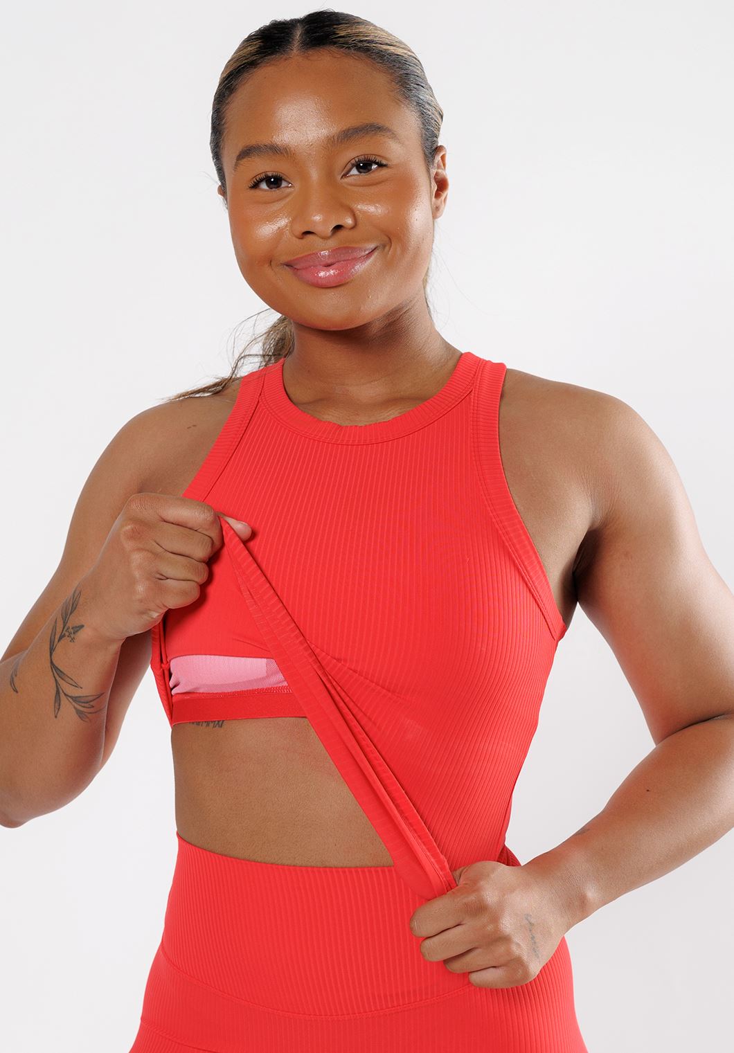 CloudRib™ Classic Mid Tank Fire Sign Tops/Tanks Paragon Fitwear 