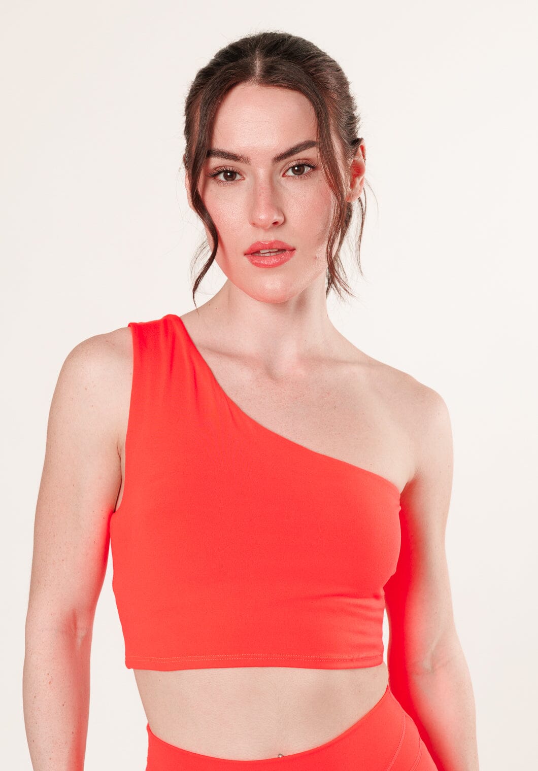 Reluna™ Single Shoulder Brami Hibiscus Sports Bras Paragon Fitwear 