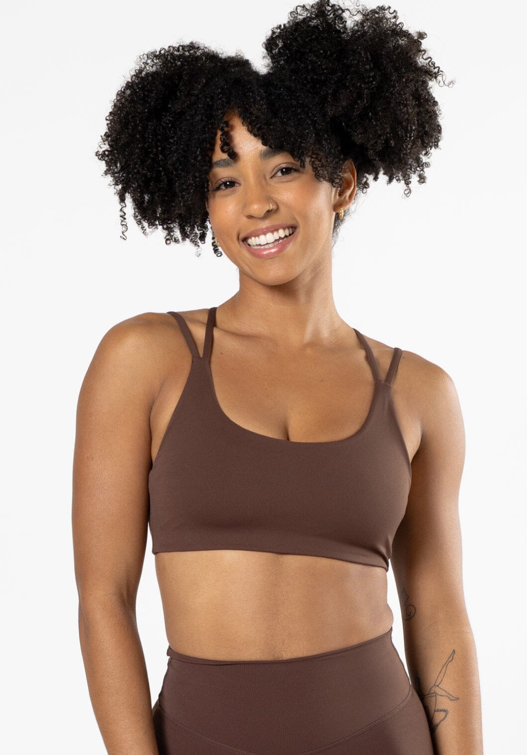 RecStretch Radiate Bra Walnut Sports Bras Paragon Fitwear 