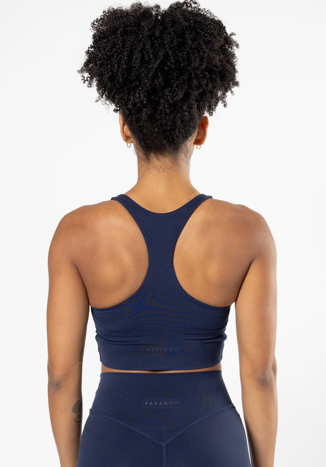 Reluna Ruched Bra Ink Sports Bras Paragon Fitwear 