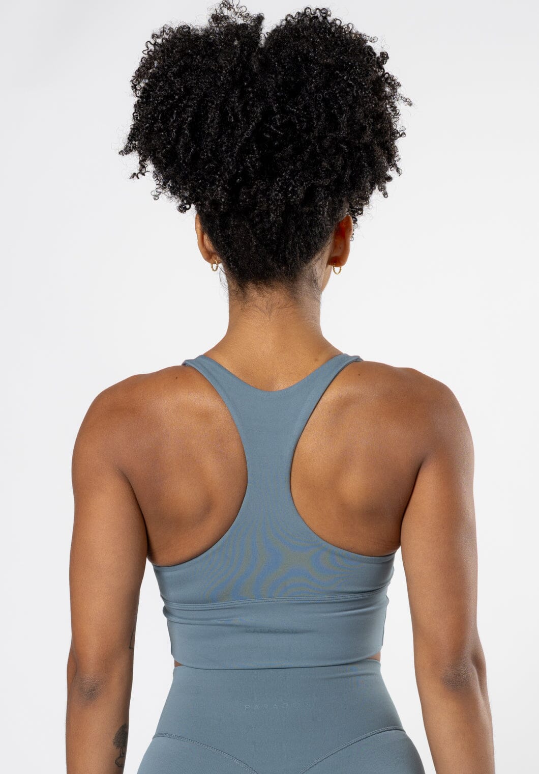 Reluna Ruched Bra Slate Sports Bras Paragon Fitwear 