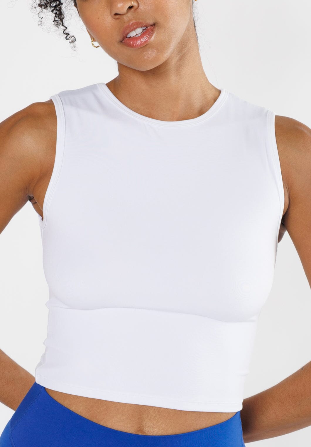 Reluna™ Superset Tank White Tops/Tanks Paragon Fitwear 